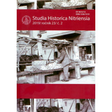 Studia Historica Nitriensia 2019/2